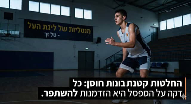 סוד איך להפוך לשחקן כדורסל מקצועי – איך בונים חוסן מנטלי בכדורסל? 🏀🔥