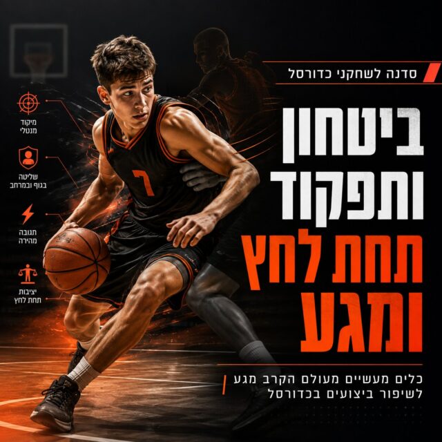 מה כדורסלנים צעירים יכולים ללמוד מקרב מגע? על ביטחון, מגע ולחץ במגרש